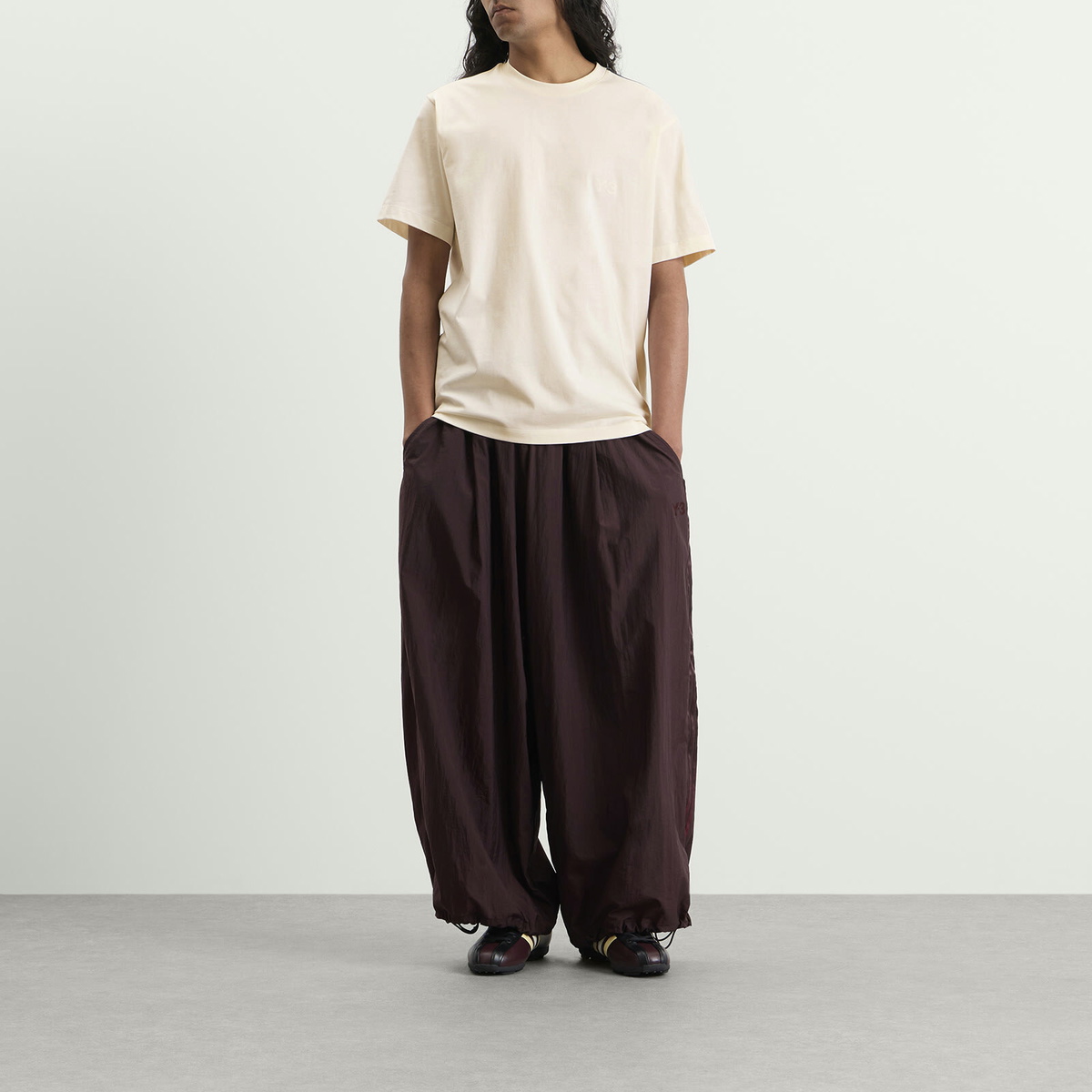 Y-3 Men's Gradient Stripes T-Shirt in Cwhite