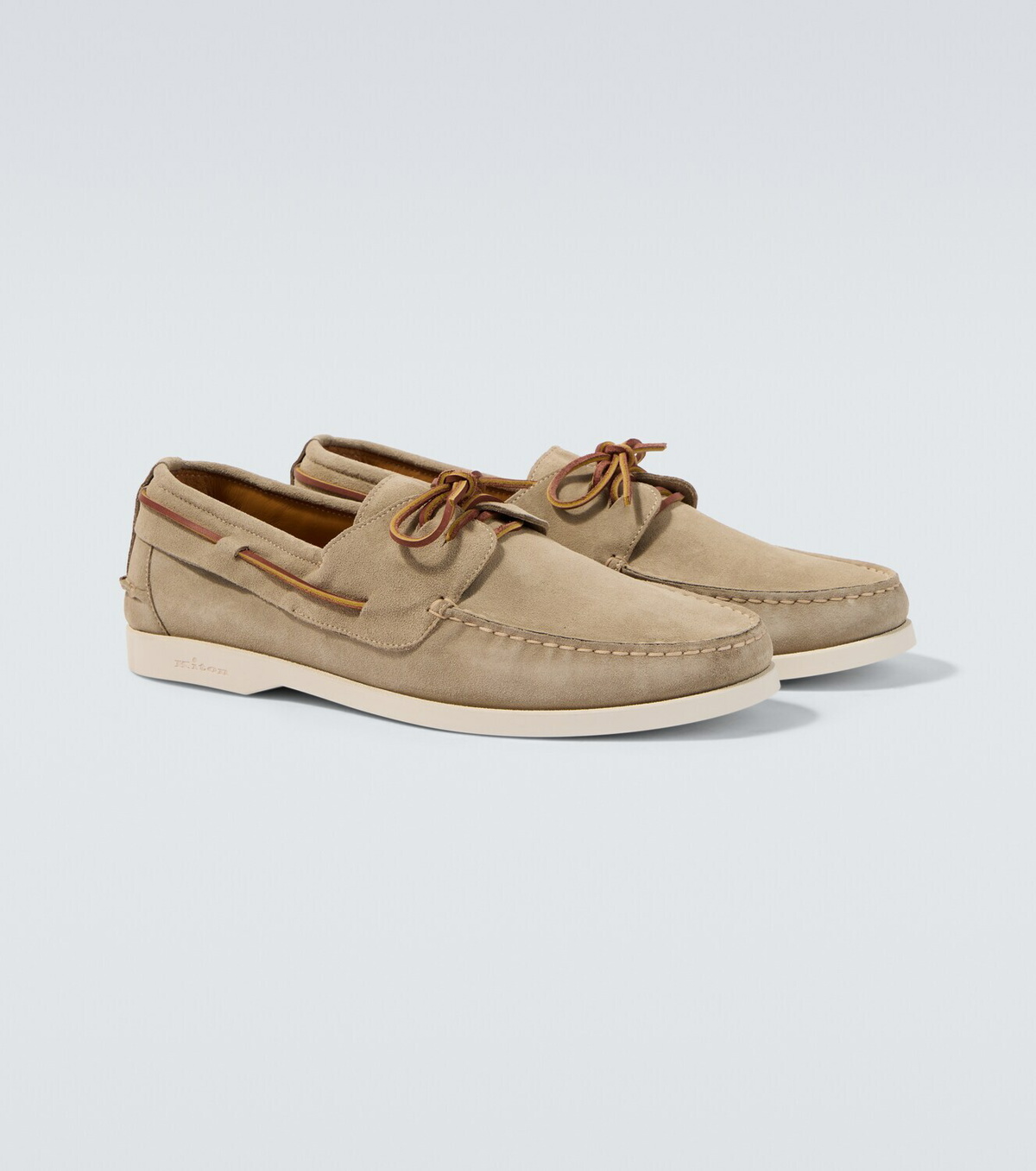 Kiton Suede boat shoes