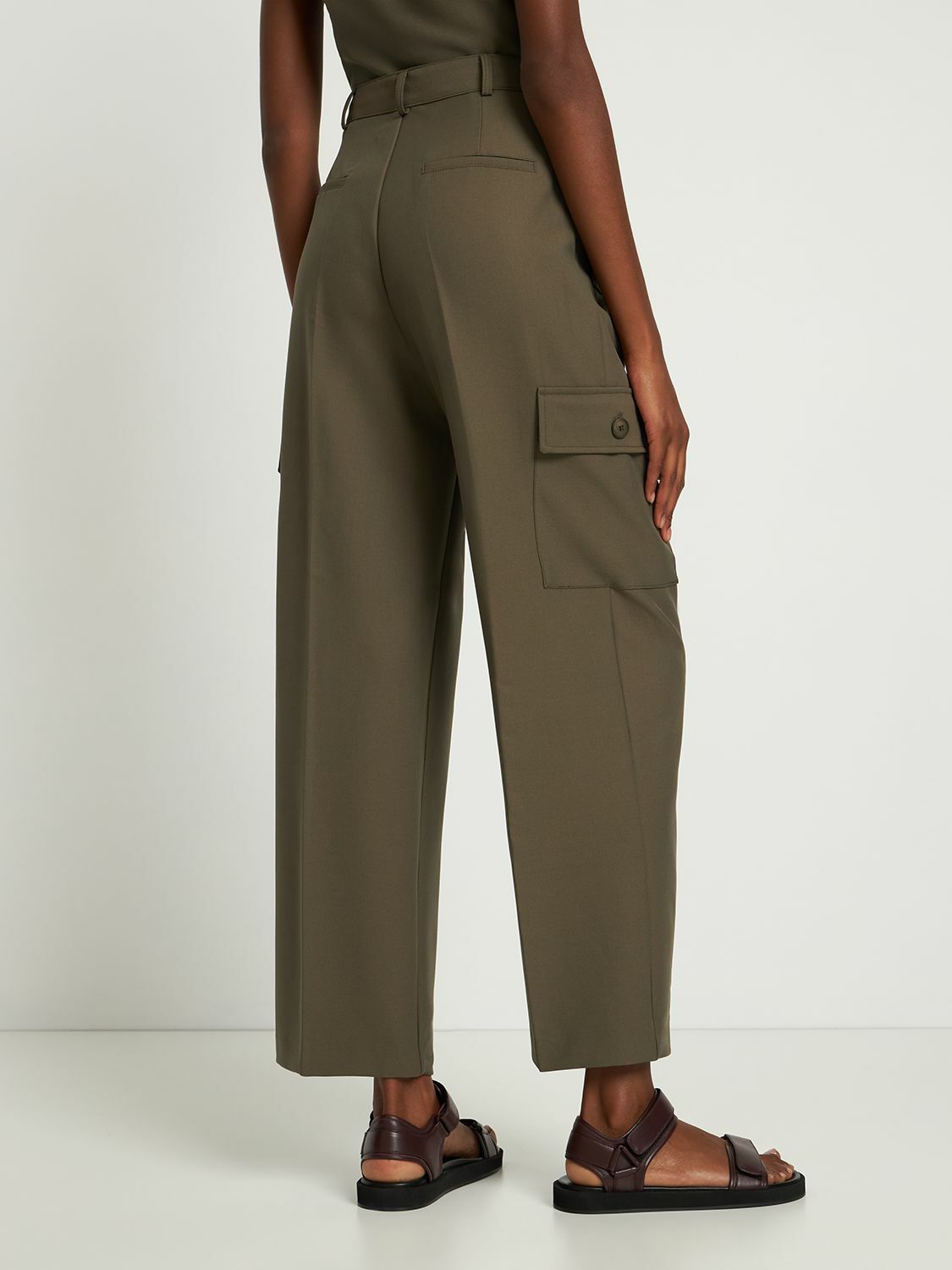 【関税込み】The Frankie Shop カーキ Maesa トラウザーズ THE FRANKIE SHOP - Maesa Cargo Pants The Frankie Shop