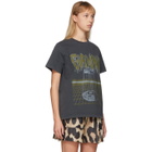 GANNI Grey Alien Logo T-Shirt
