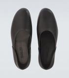 Stòffa Leather slip-on shoes
