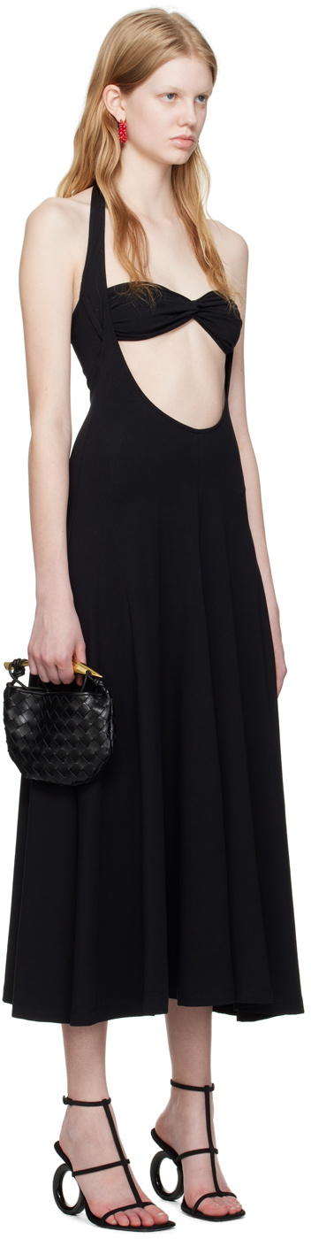 Beaufille Black Baes Midi Dress
