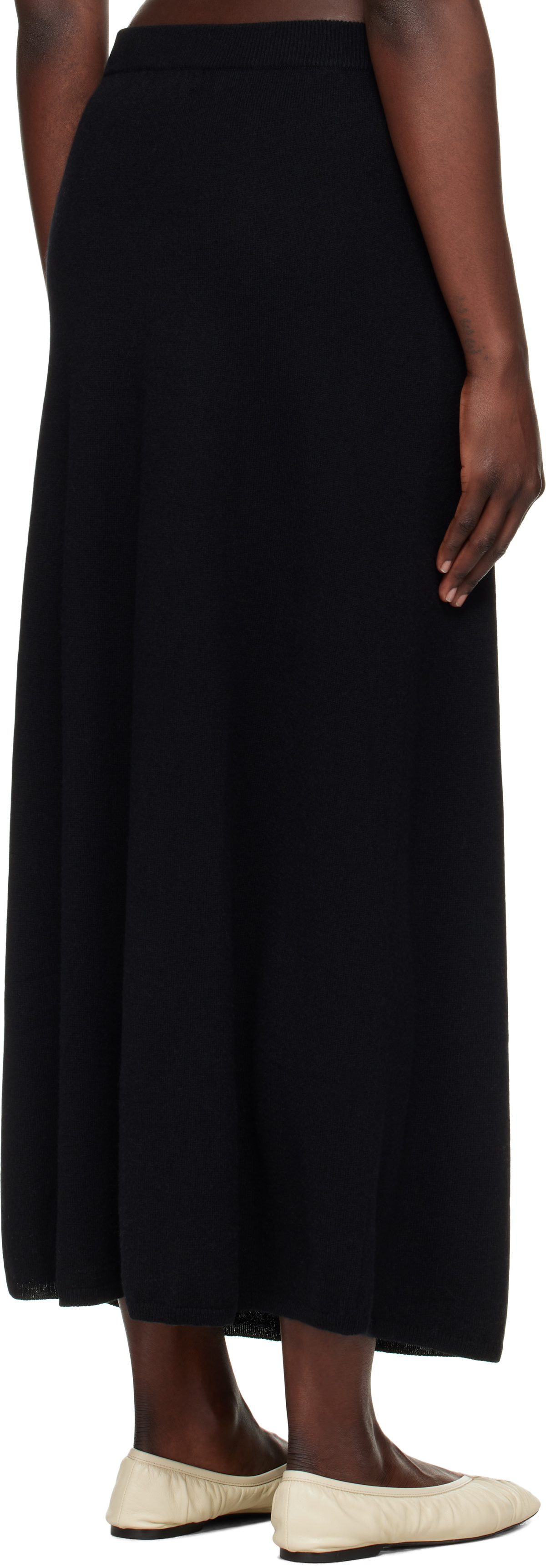 LISA YANG Black Dolly Maxi Skirt