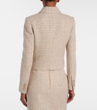 Elie Saab Sequined tweed jacket