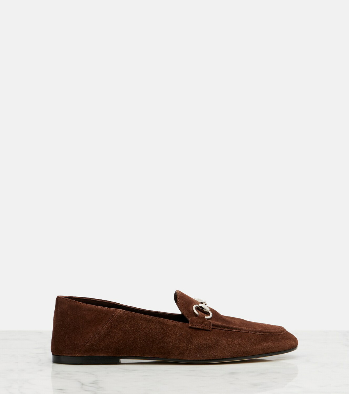 Gucci Jordaan Horsebit suede loafers