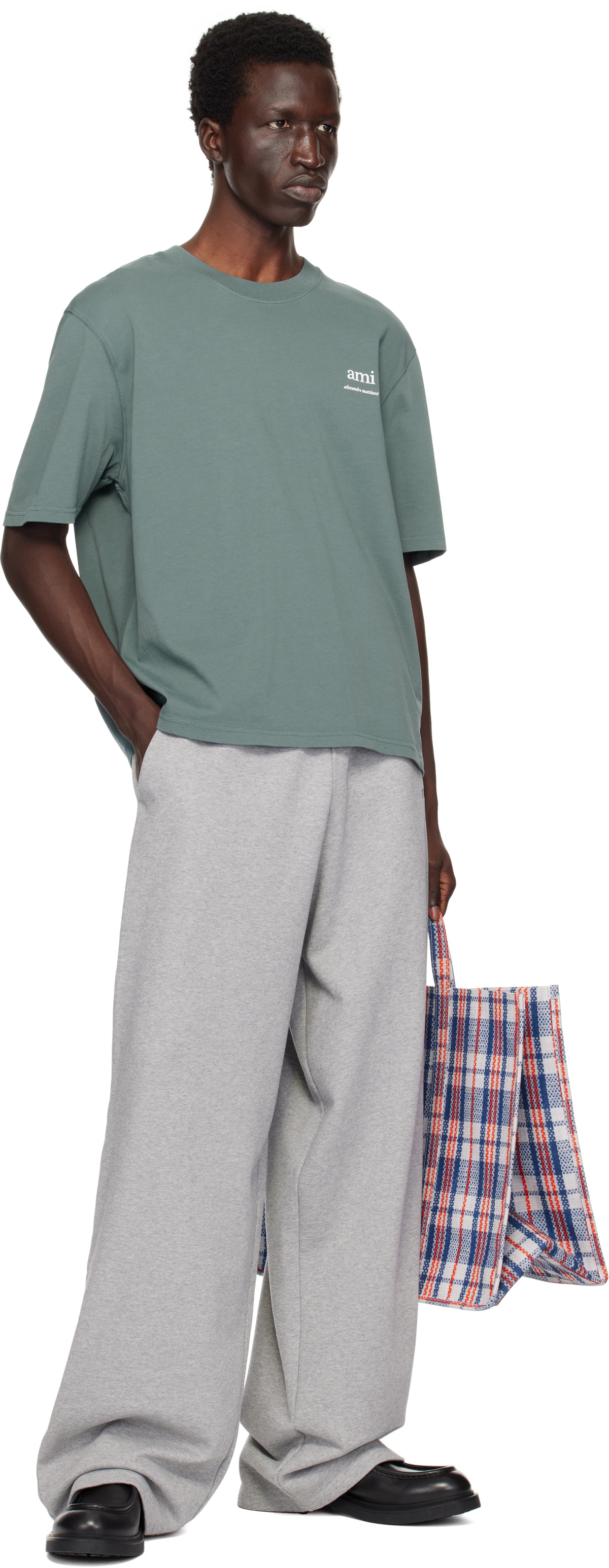 AMI Paris Green 'Ami Alexandre Mattiussi' T-shirt AMI