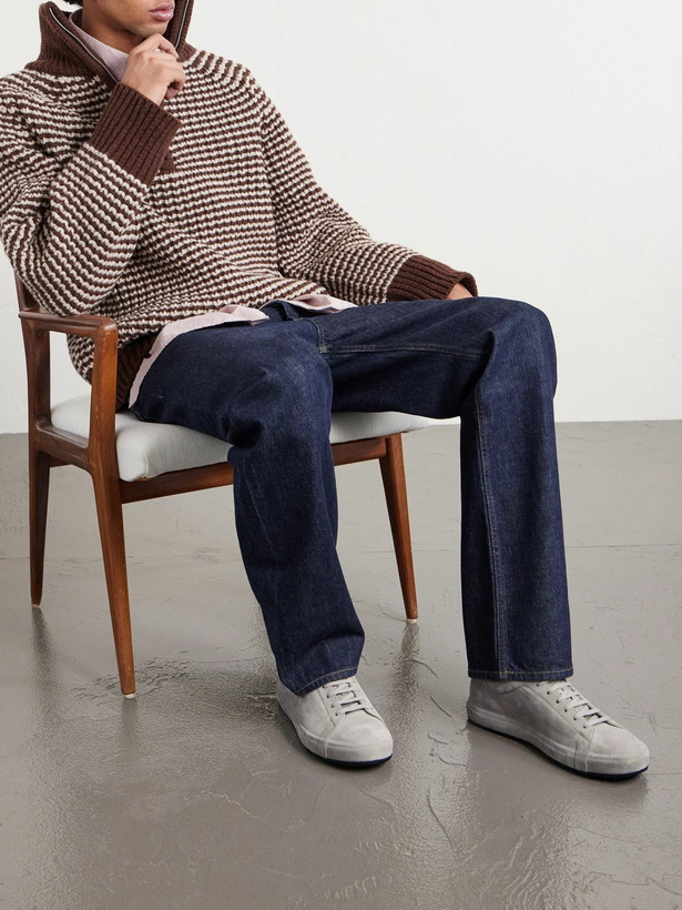 Photo: Officine Creative - Essence 001 Suede Sneakers - Gray