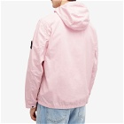 Stone Island Men's Supima Cotton Twill Stretch-TC Hooded Jacket in Pink