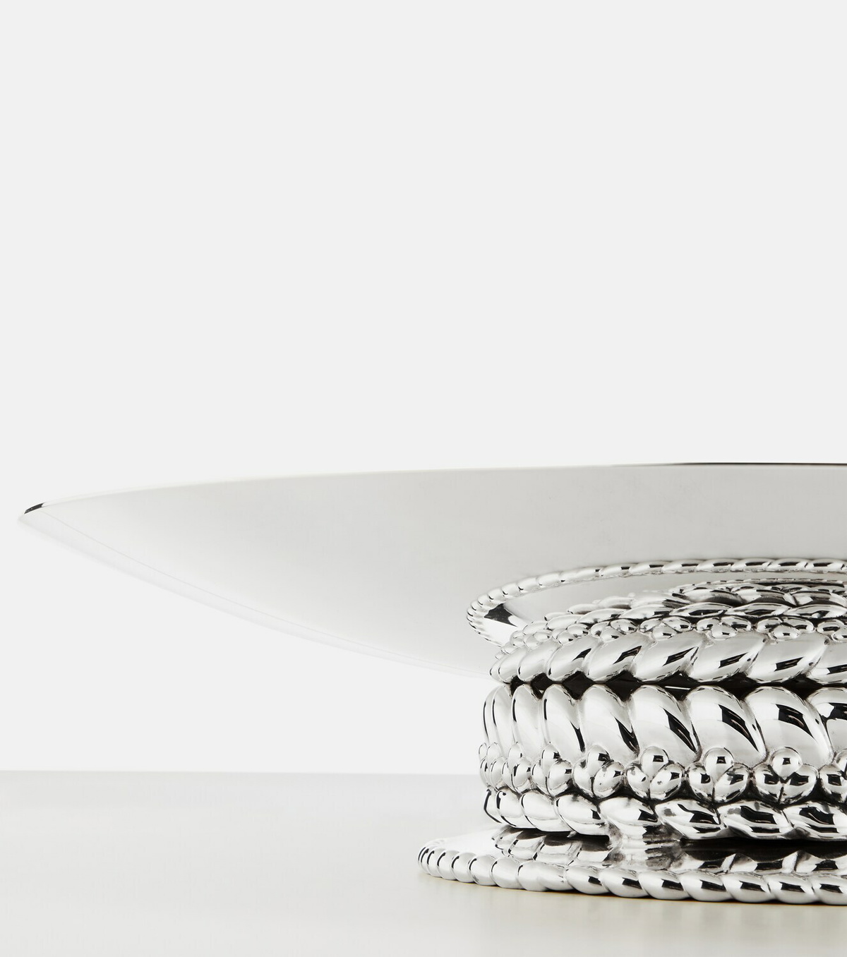 Christofle Babylone silver-plated centerpiece