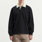 Palmes Men's Ball Rugby Shirt in Black