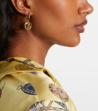 Versace Medusa hoop earrings