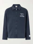 Gallery Dept. - Montecito Logo-Print Cotton-Jersey Jacket - Black