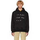 424 Black Rather Sleep Hoodie