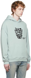 SEEKINGS Blue B. Thom Stevenson Edition 'Don't You Think' Hoodie