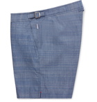 Orlebar Brown - Bulldog Mid-Length Chambray Swim Shorts - Blue