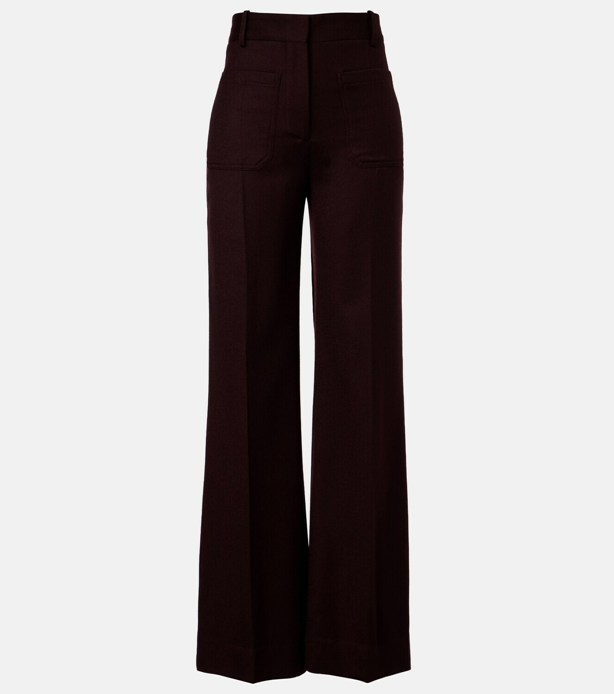 Victoria Beckham Alina virgin wool wide-leg pants