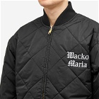 Wacko Maria Men's Dickies Quilted Jacket in Black