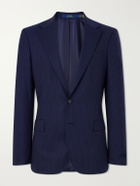 Polo Ralph Lauren - Pinstriped Wool-Blend Blazer - Blue