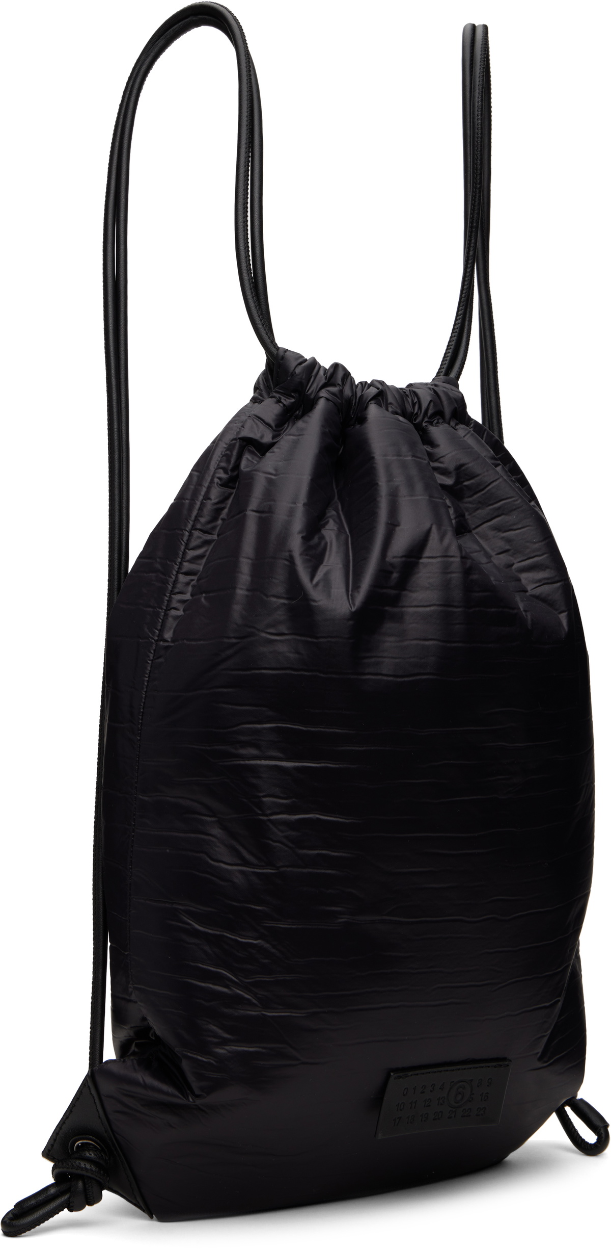 MM6 Maison Margiela Black Numeric Backpack