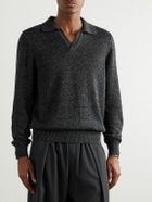 De Bonne Facture - Linen and Cotton-Blend Polo Shirt - Gray