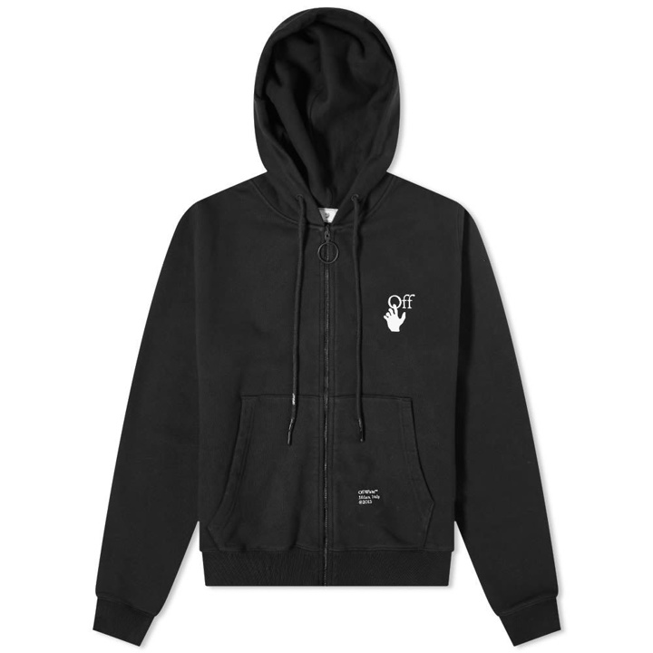 Photo: Off-White Caravaggio Arrow Slim Zip Hoody