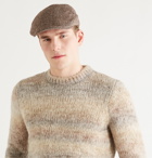 Anderson & Sheppard - Herringbone Wool-Tweed Flat Cap - Brown