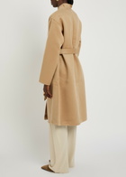 Eileen Fisher Belted Wool Coat Beige