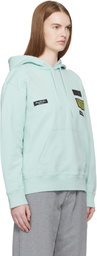 MM6 Maison Margiela Blue Cotton Hoodie