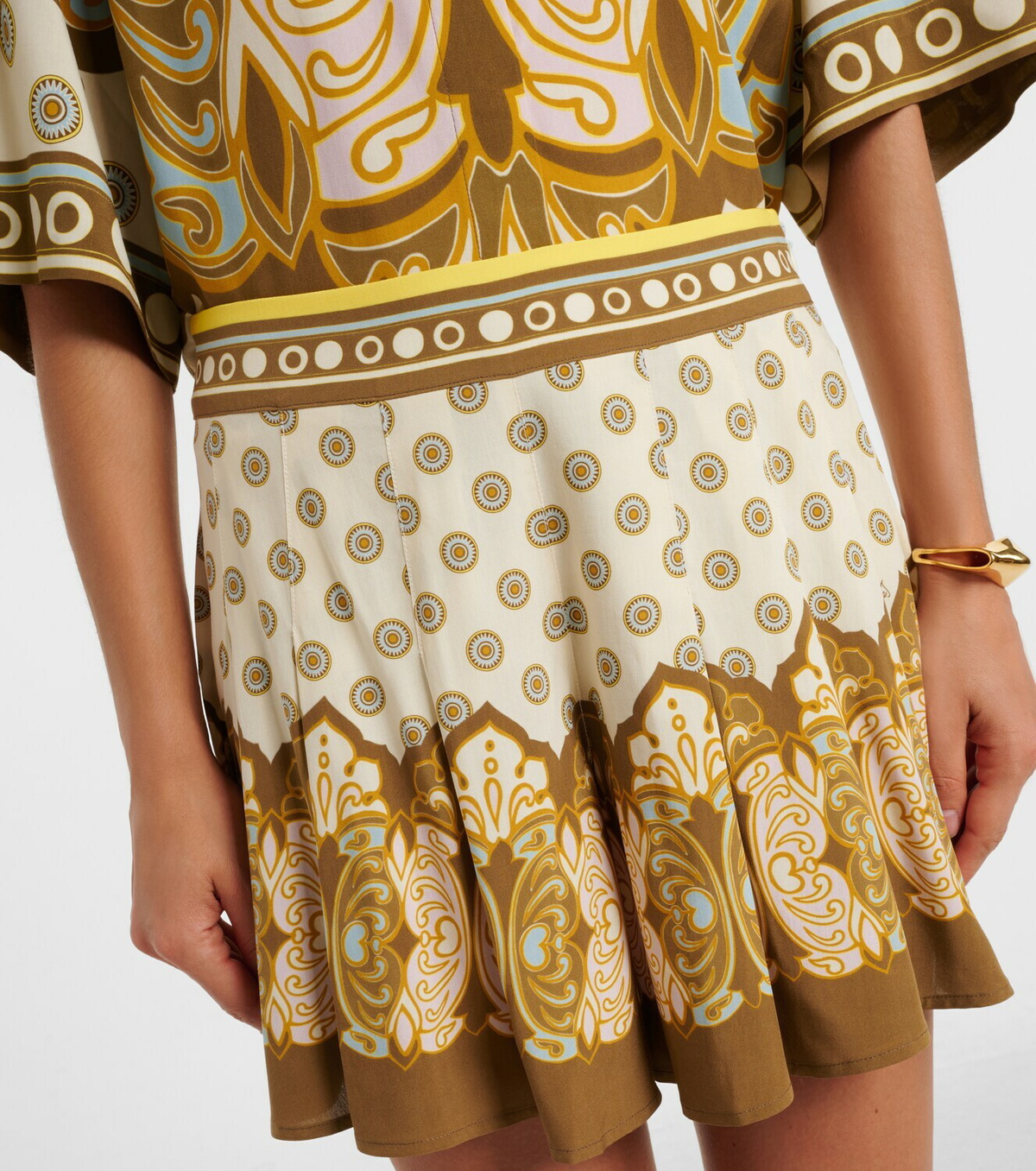 La DoubleJ Club printed voile skort