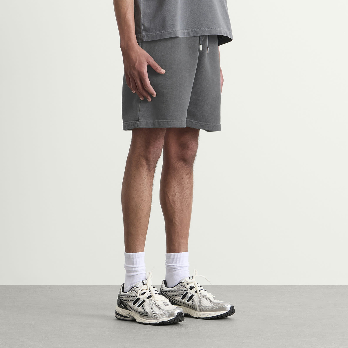 MKI Men's Uniform Sweat Shorts in Pigment Black