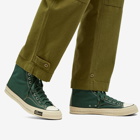 Visvim Men's Skagway Hi-Top Patten Sneakers in Green