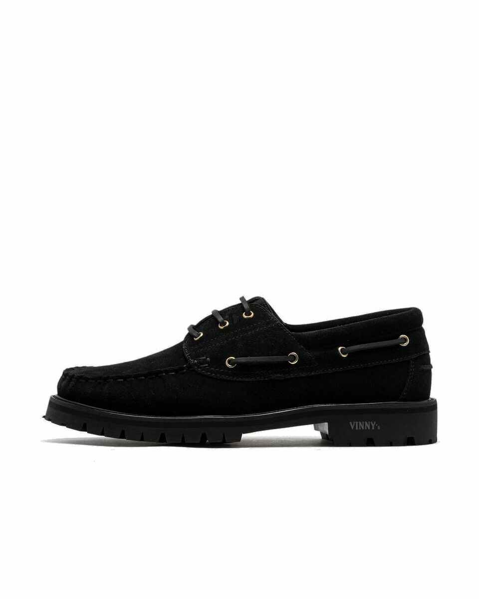 Photo: Vinny´S Aztec Boat Shoe Black - Mens - Casual Shoes