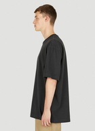 Four Stitch Oversized T-Shirt in Black