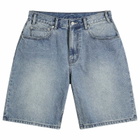 thisisneverthat Men's Relaxed Denim Shorts in Washed Blue
