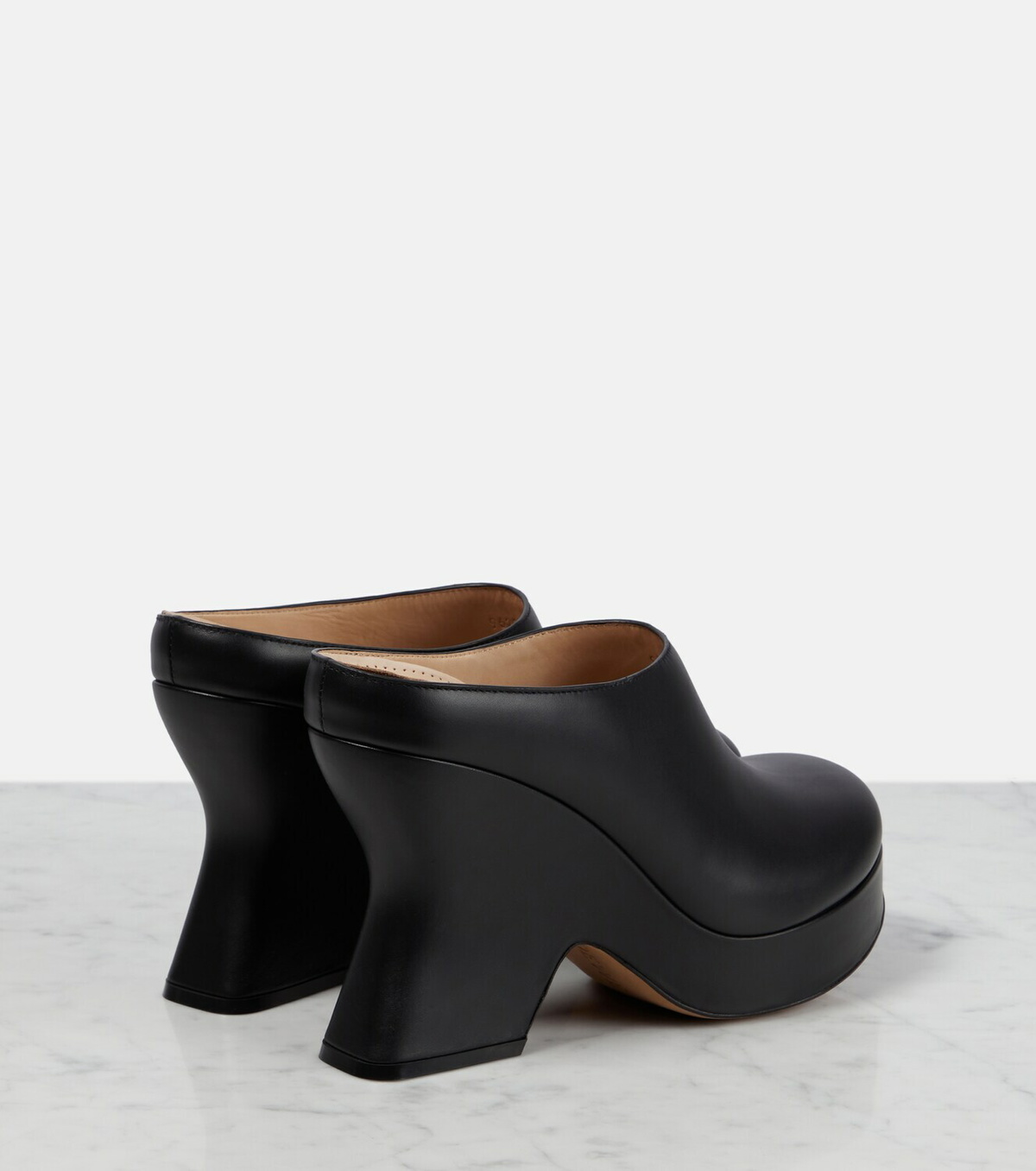 Loewe★素敵！Black Leather Platform Wedge Sandals Loewe | Shoes | Brand New Loewe Gate Platform Wedge Sandal