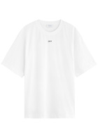 Off-white Skate Arrow Printed Cotton T-shirt White And Black