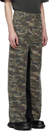 Fax Copy Express Khaki Camouflage Jeans