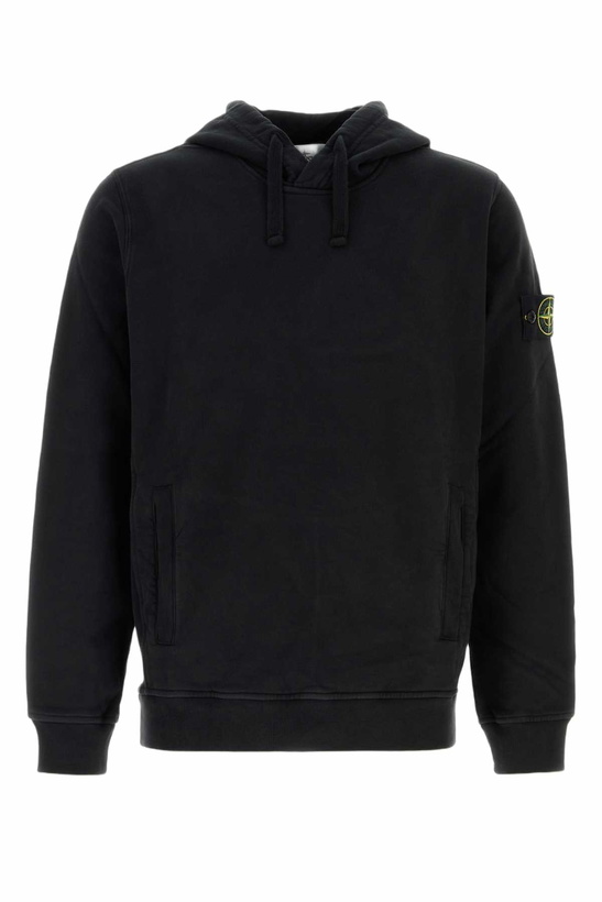 Photo: Stone Island Black Cotton Sweatshirt