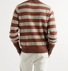 Outerknown - Water-Less Striped Organic Cotton Sweater - Red