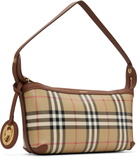 Burberry Beige Mini Check Shoulder Bag