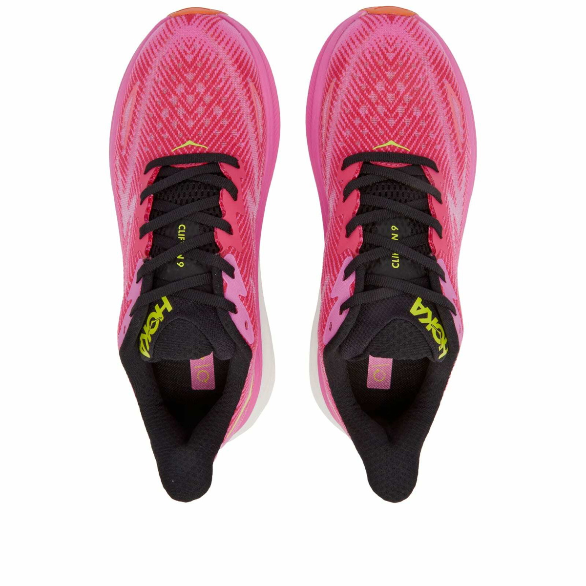 Hoka One One Clifton 9 Raspberry Running Shoes for Women's