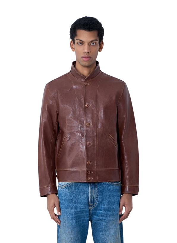 Photo: Levi's Leather Button-Up Jacket