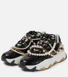 Junya Watanabe Embellished leather sneakers