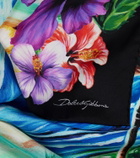Dolce&Gabbana Printed silk twill scarf