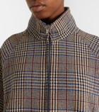 The Frankie Shop Baxter checked wool-blend blouson jacket