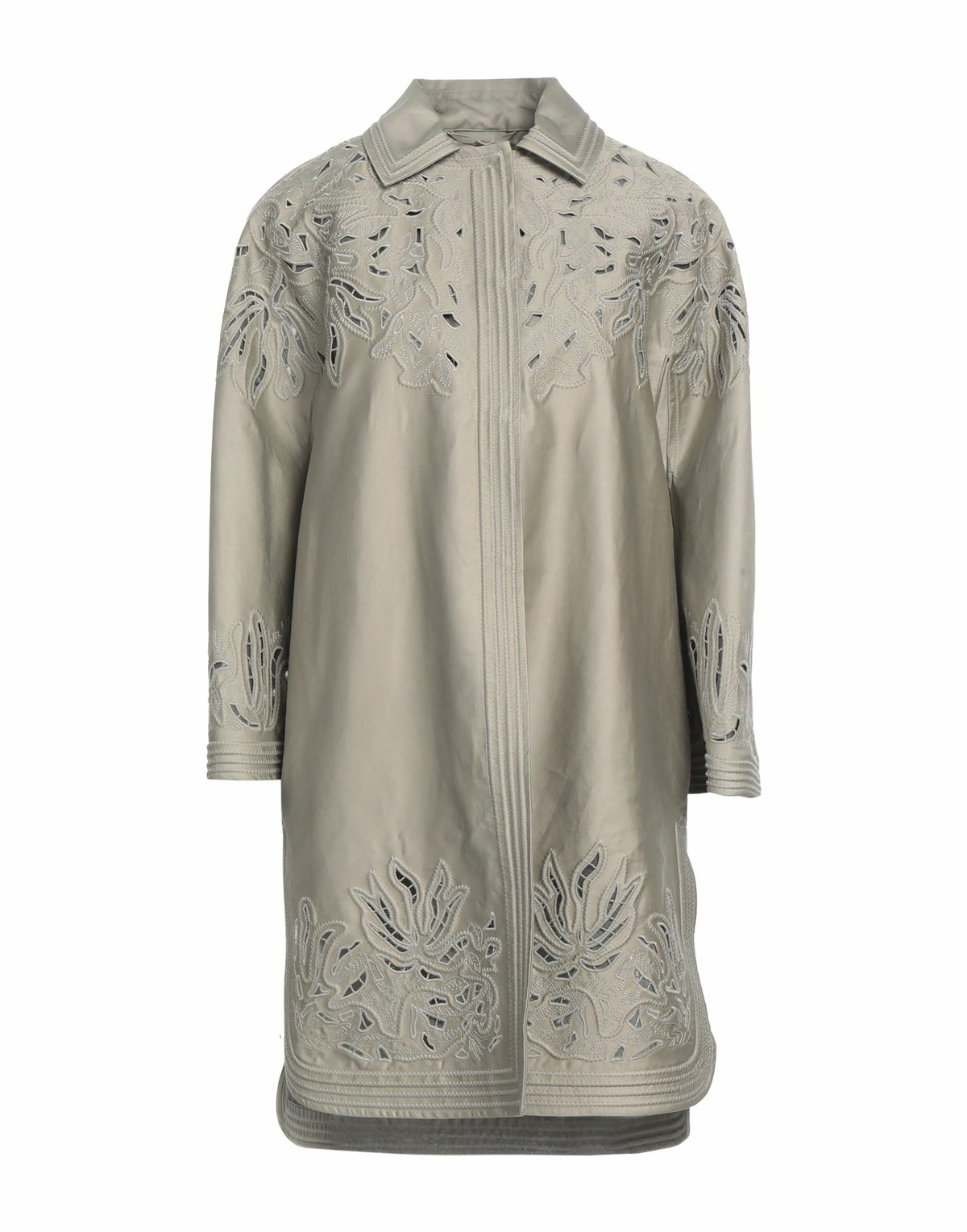 Ermanno Scervino Womens Overcoat & Trench Coat in Grey