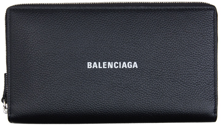 Photo: Balenciaga Black Cash Continental Wallet