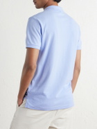 Polo Ralph Lauren - Logo-Embroidered Cotton Polo Shirt - Blue