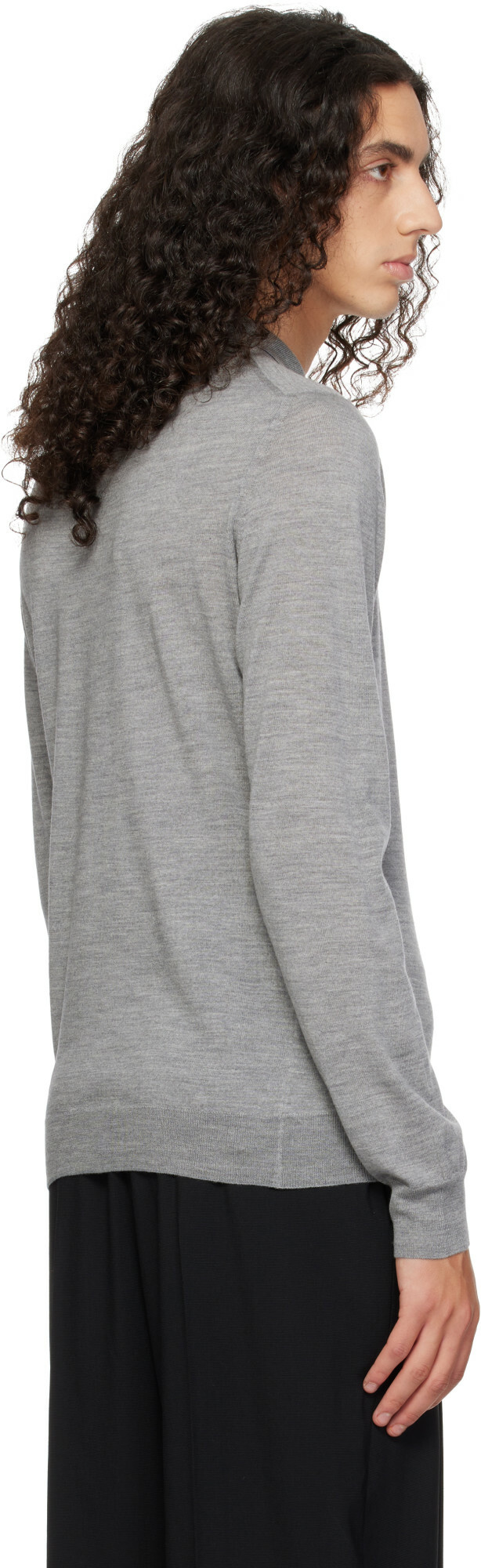 Lanvin Gray Classic Polo
