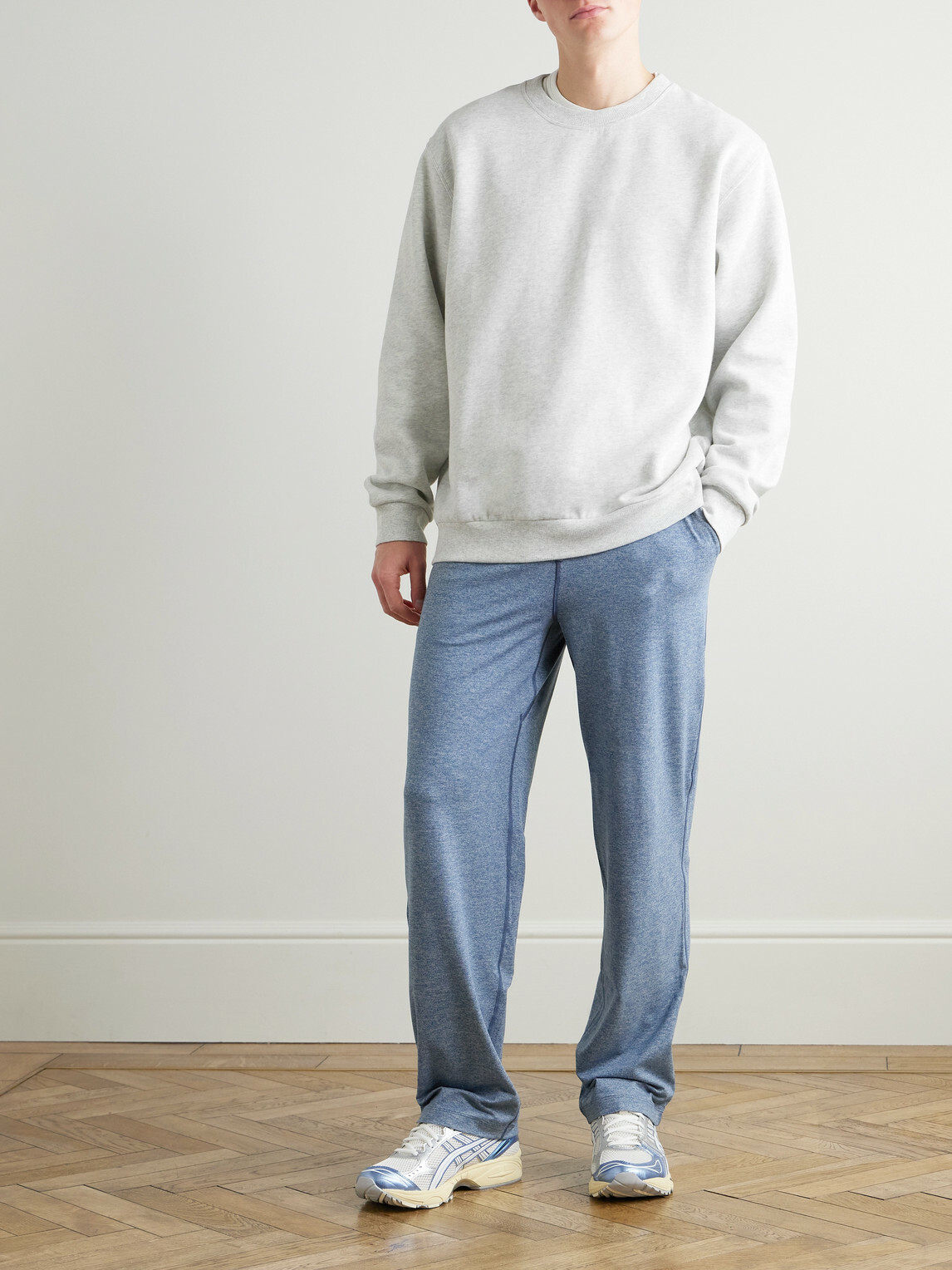 Lululemon - Steady State Cotton-Blend Jersey Sweatshirt - Gray